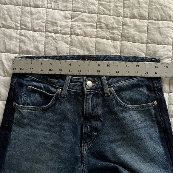 Free People Blue Straight Leg Jeans - Picture 8 of 9